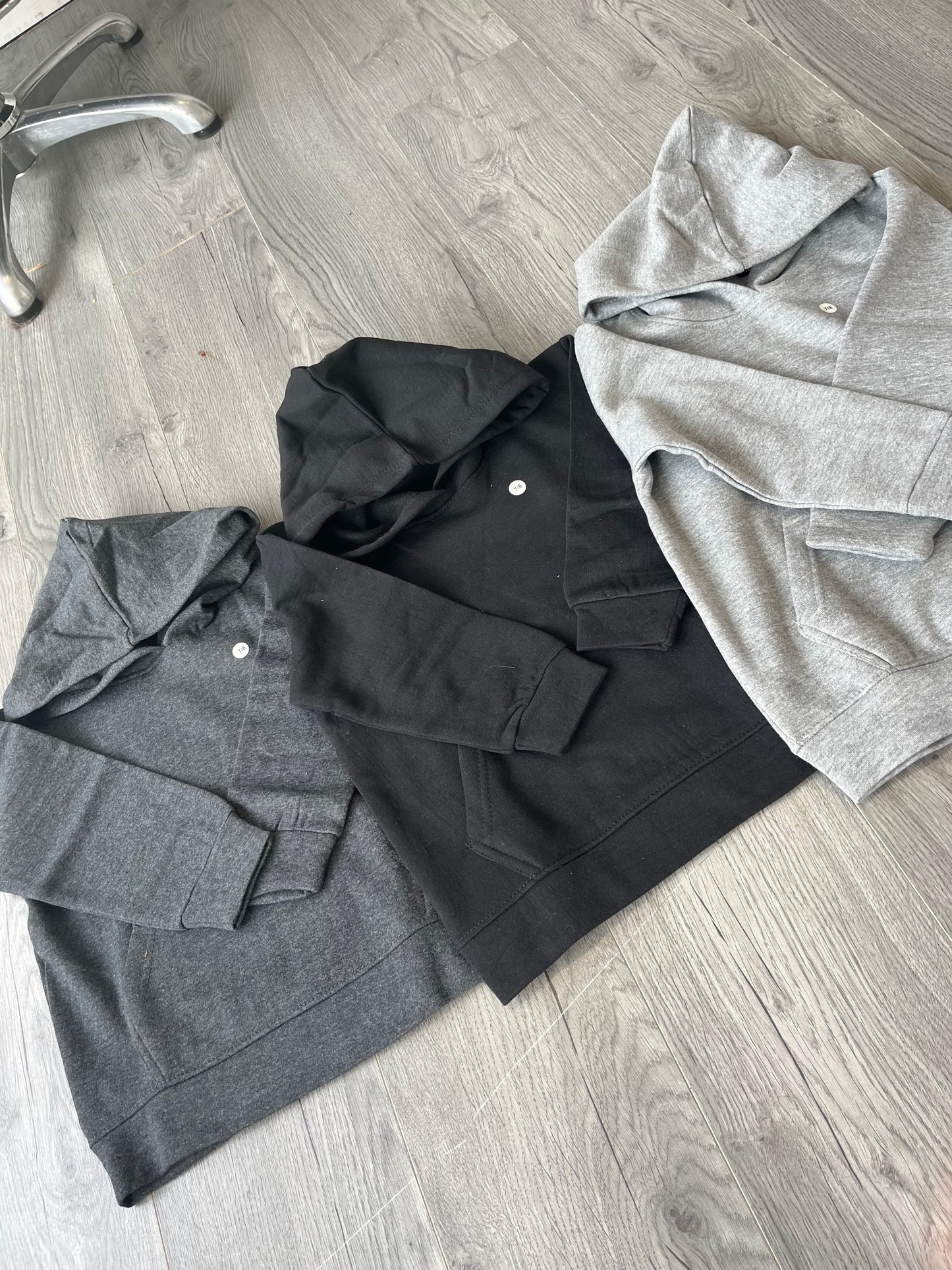 Plain Kids Hoody Jumpers