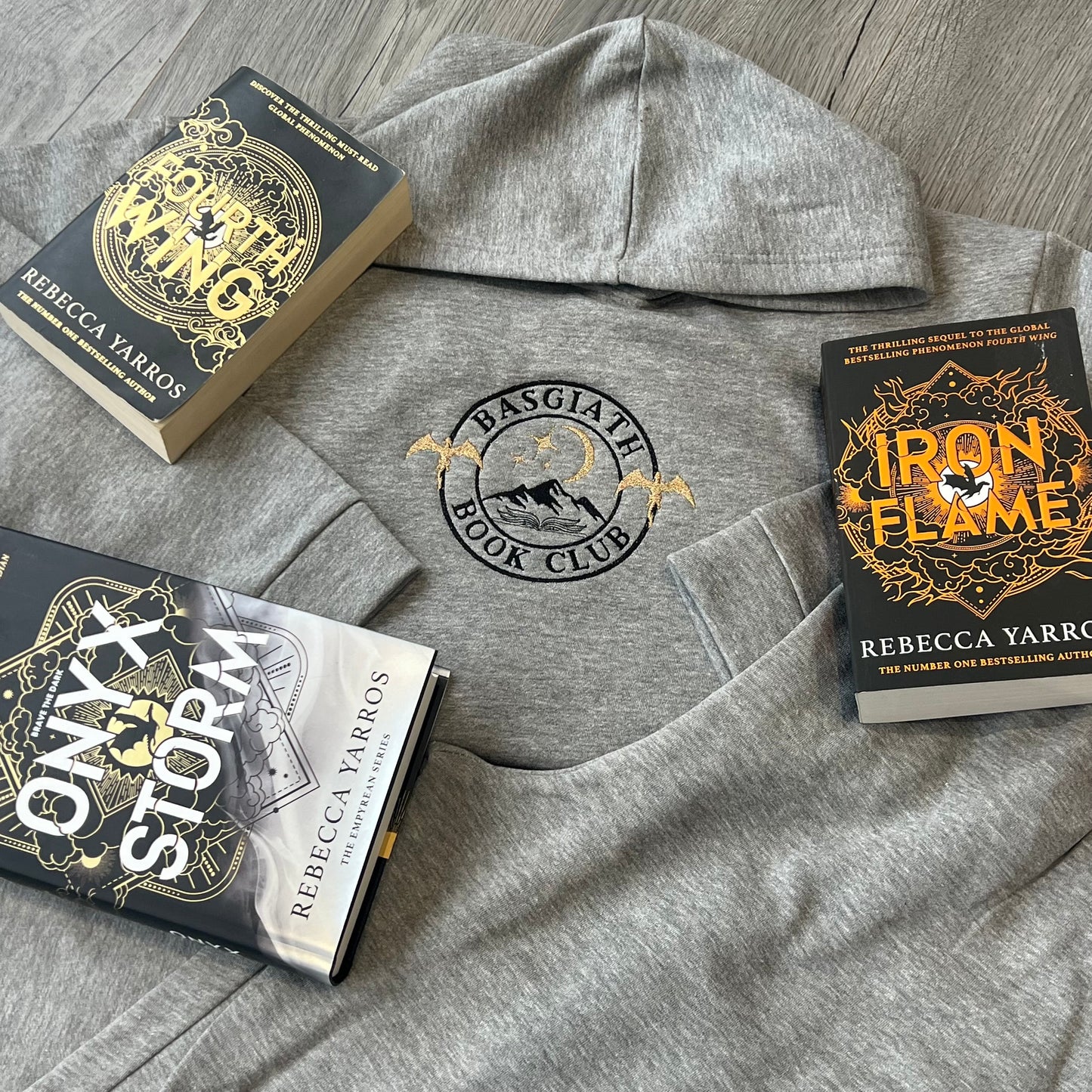 Fourth Wing Embroidered Hoodie