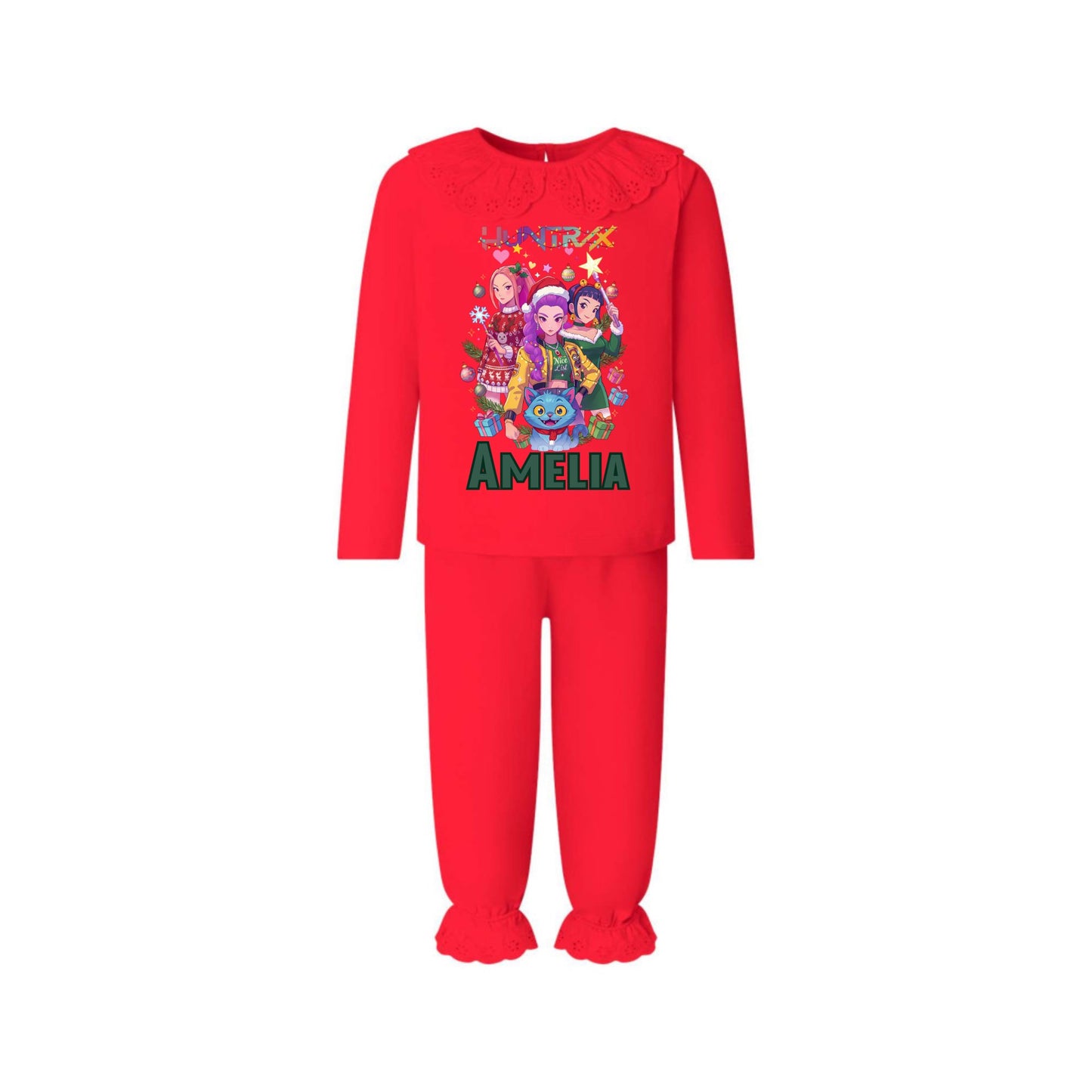Children's Personalised Christmas PJs