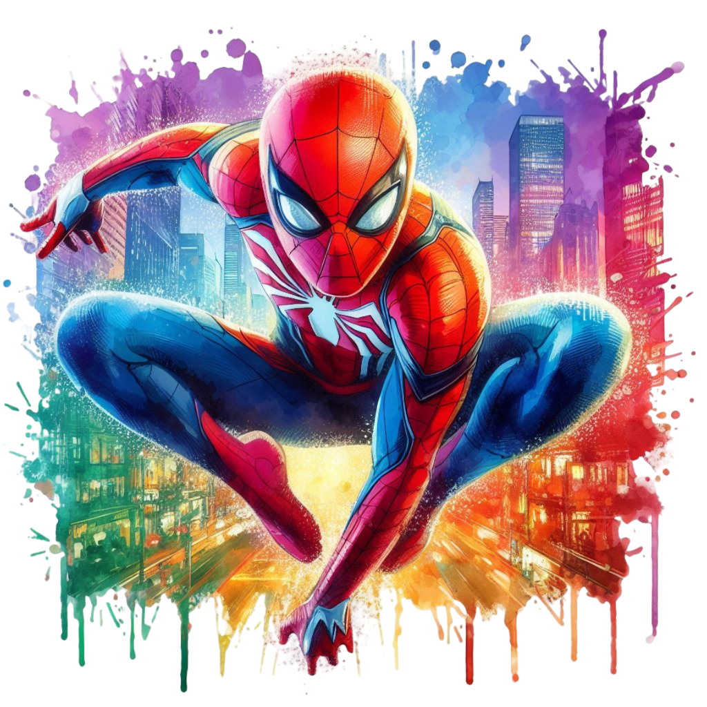Spiderman 6 DTF Print
