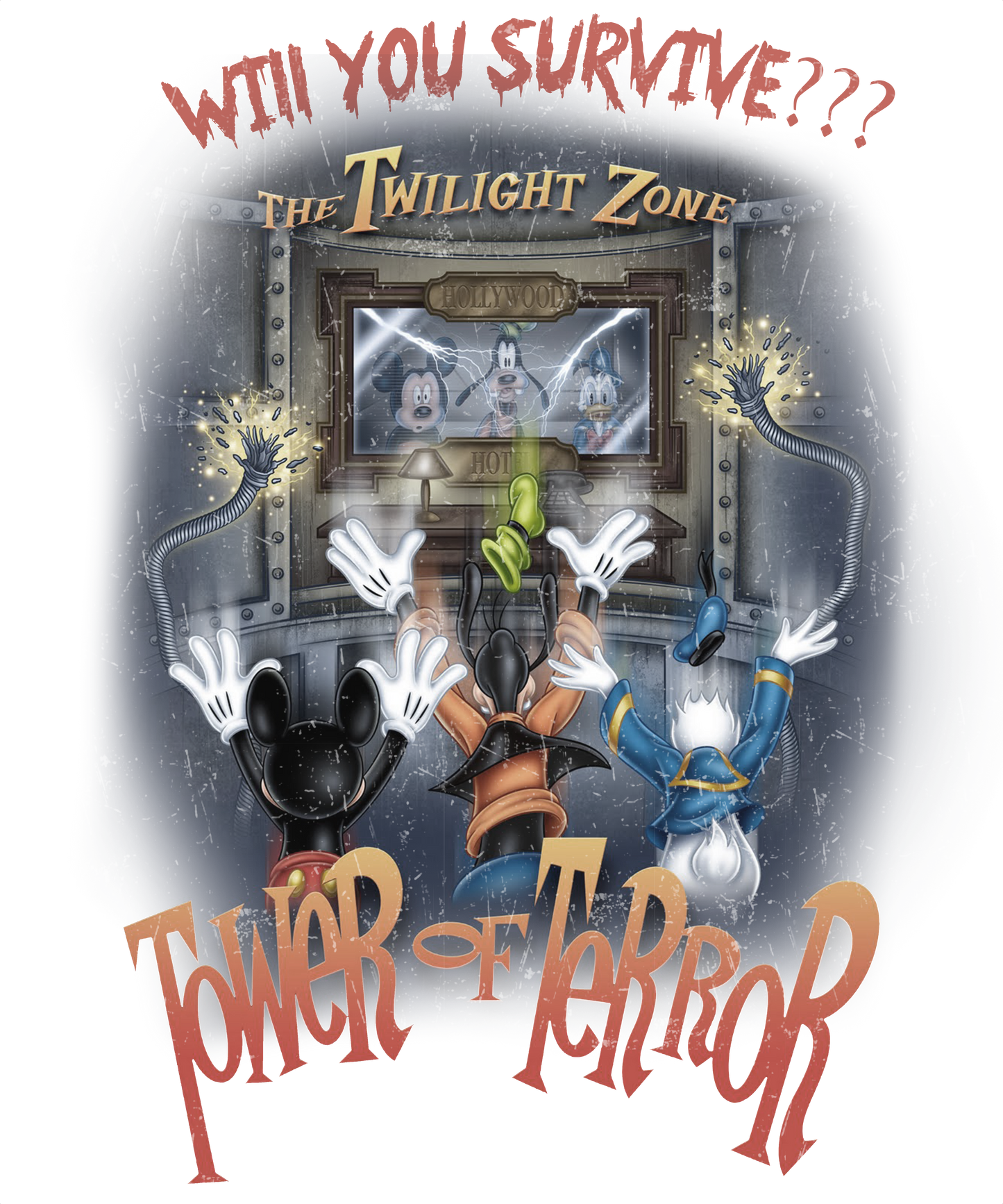 Tower Of Terror DTF Print