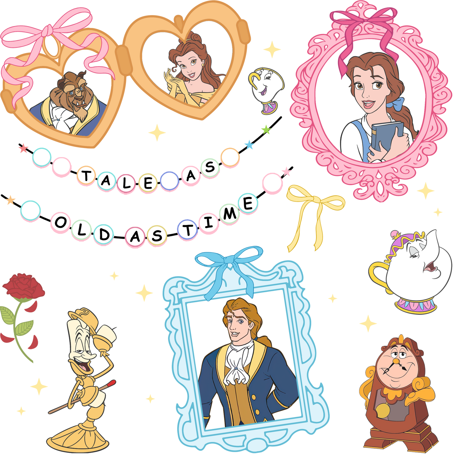 Belle Scene DTF Print