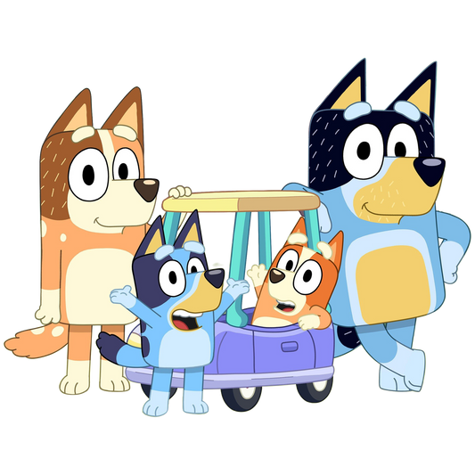 Heeler Family DTF Print