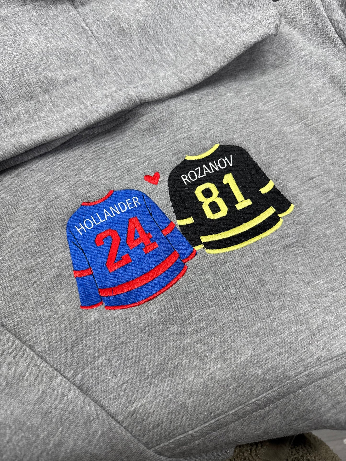 Heated Rivalry  Jersey Embroidery