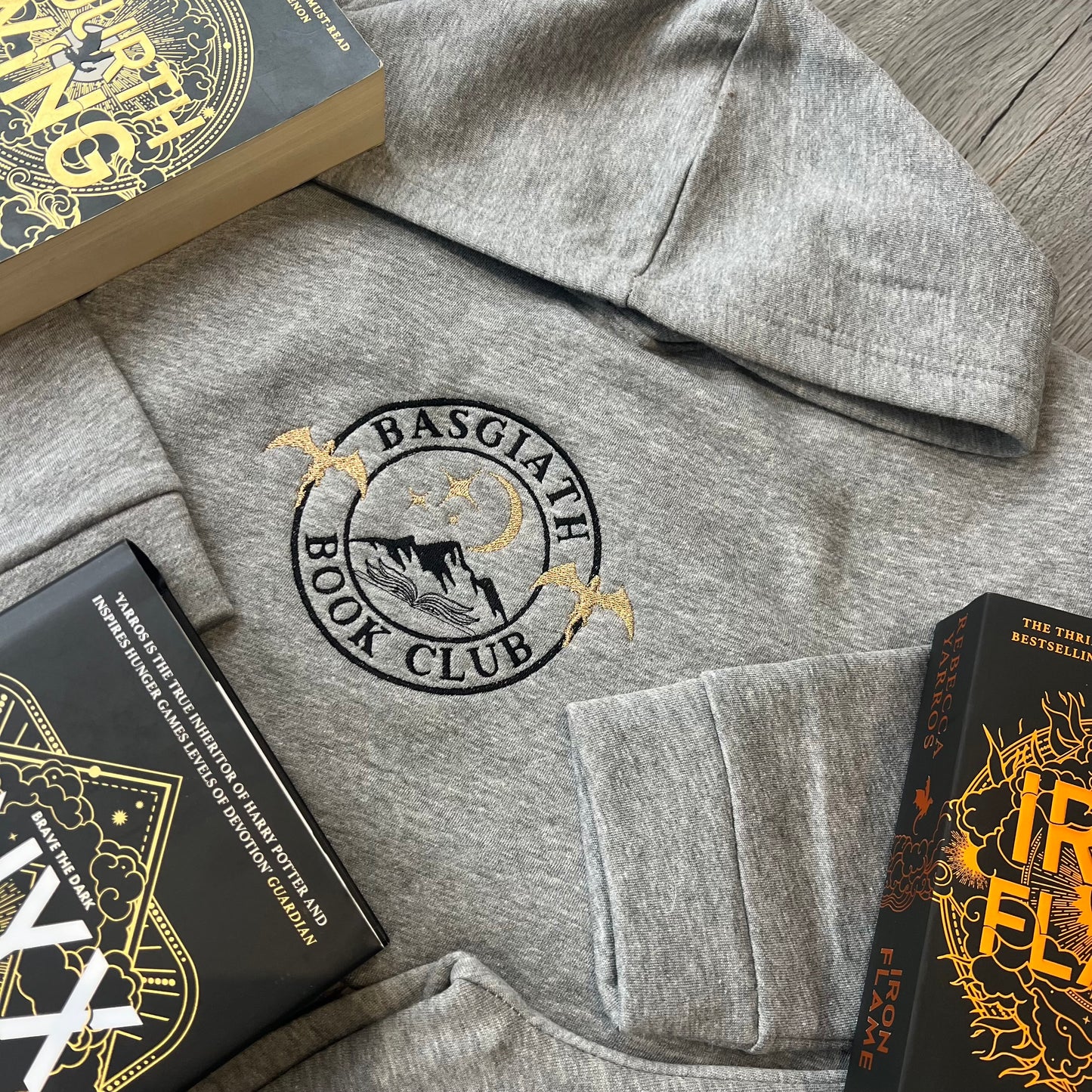 Fourth Wing Embroidered Hoodie