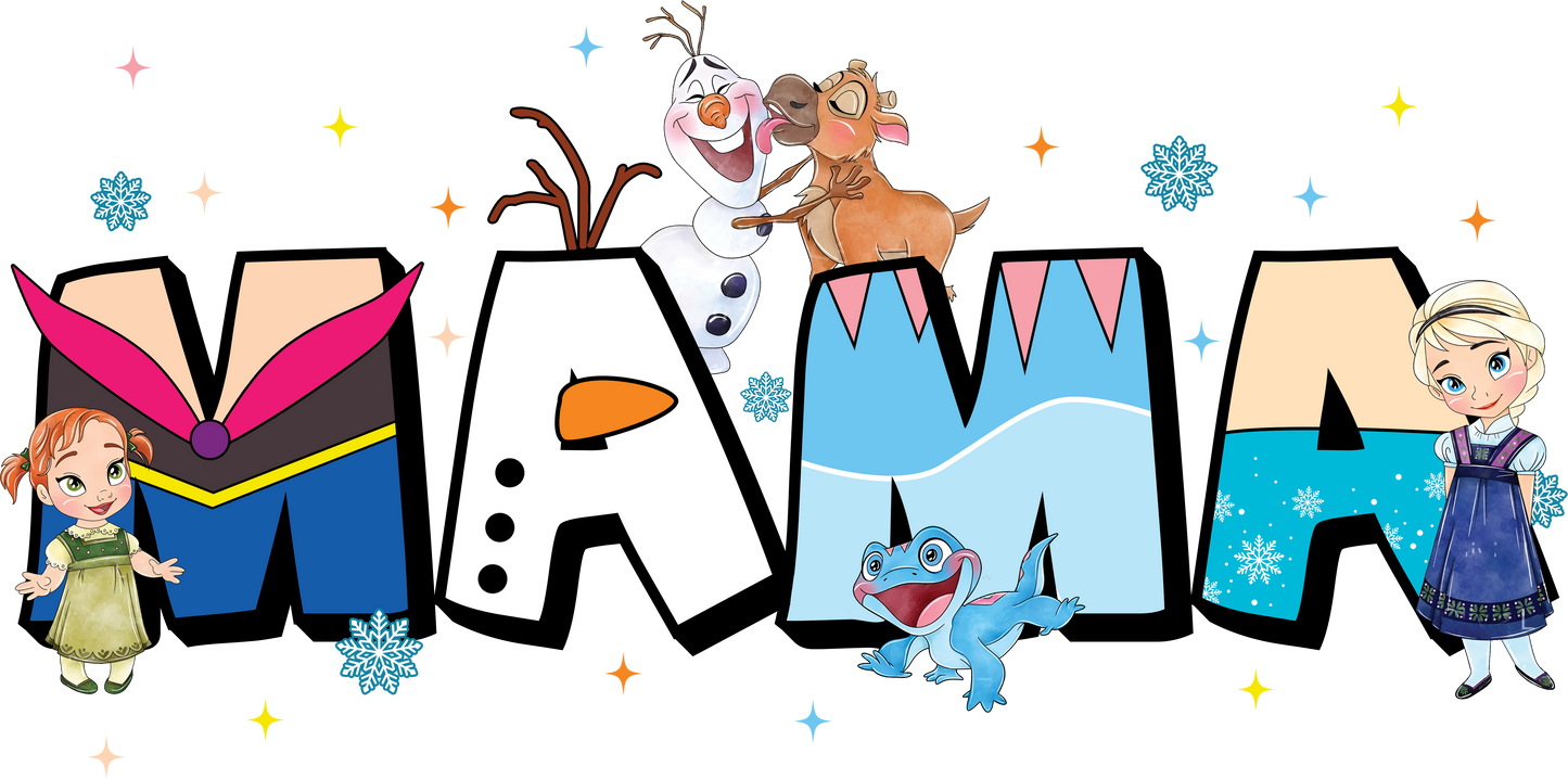 MAMA- Frozen DTF Print