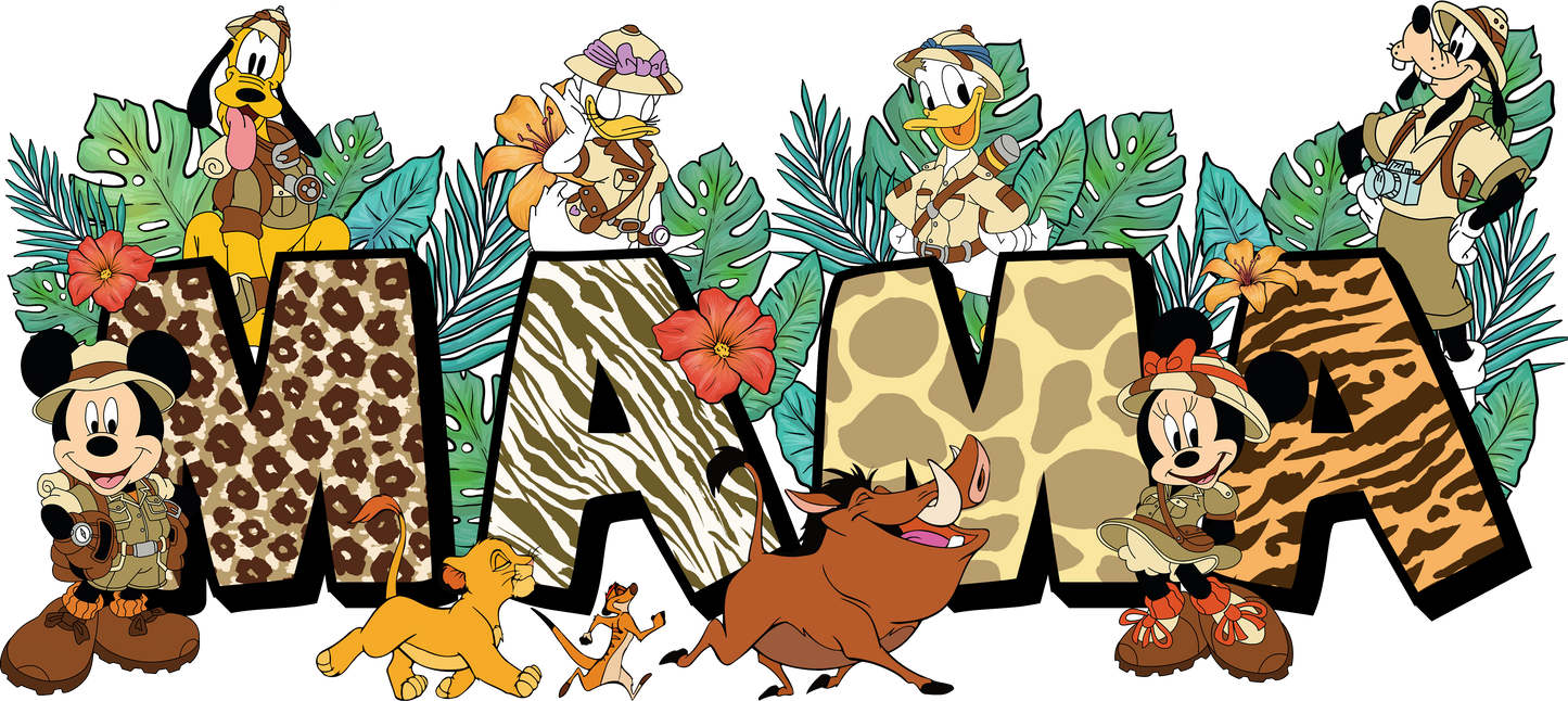 MAMA- Safari DTF Print