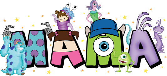 MAMA- Monsters INC DTF Print