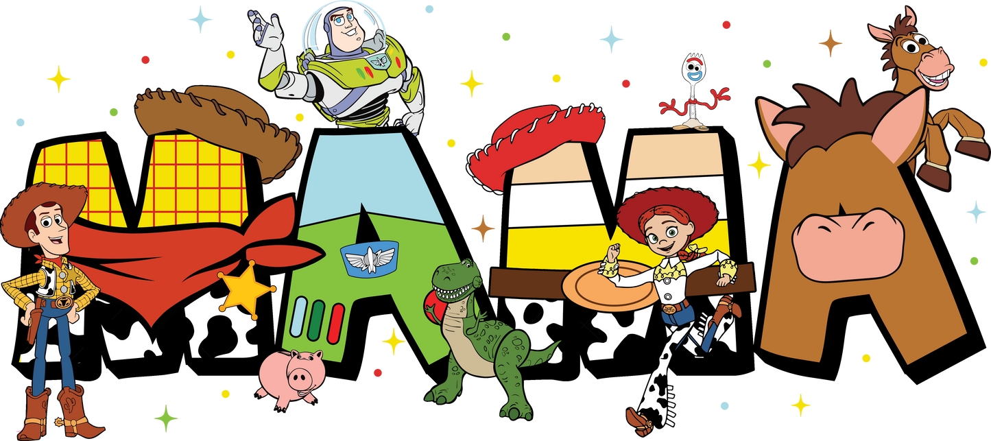 MAMA- Toy Story DTF Print