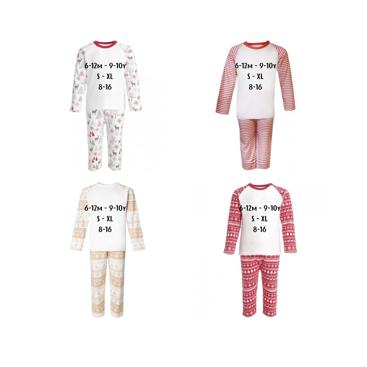 Adult's Personalised Christmas PJs