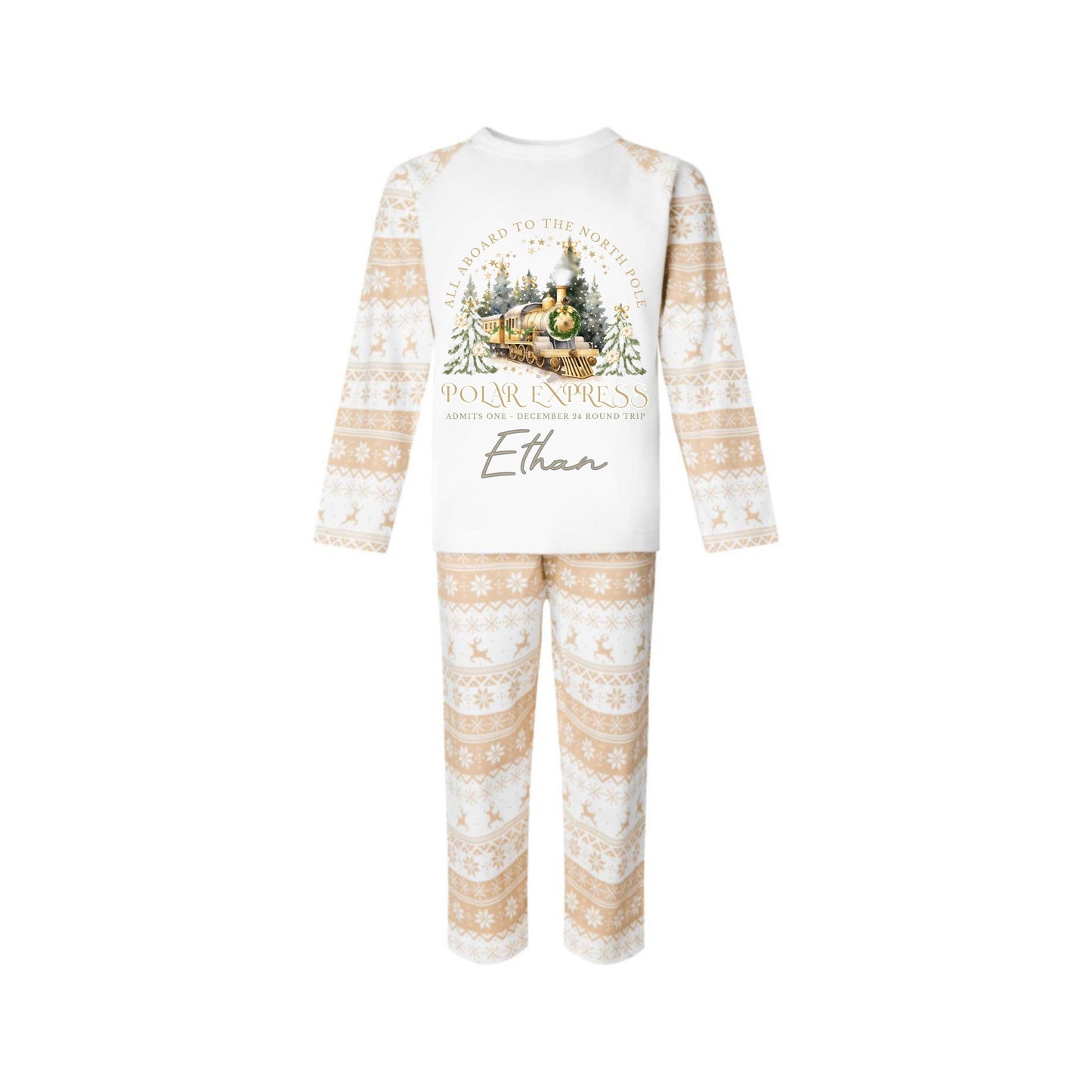 Children's Personalised Christmas PJs