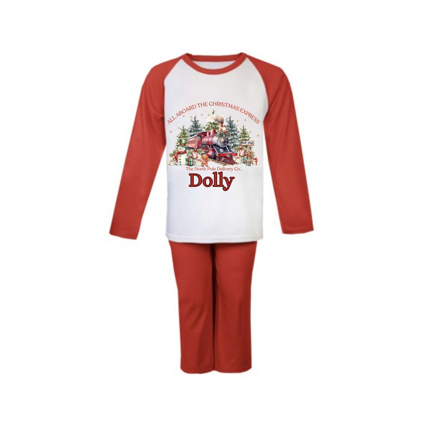 Children's Personalised Christmas PJs