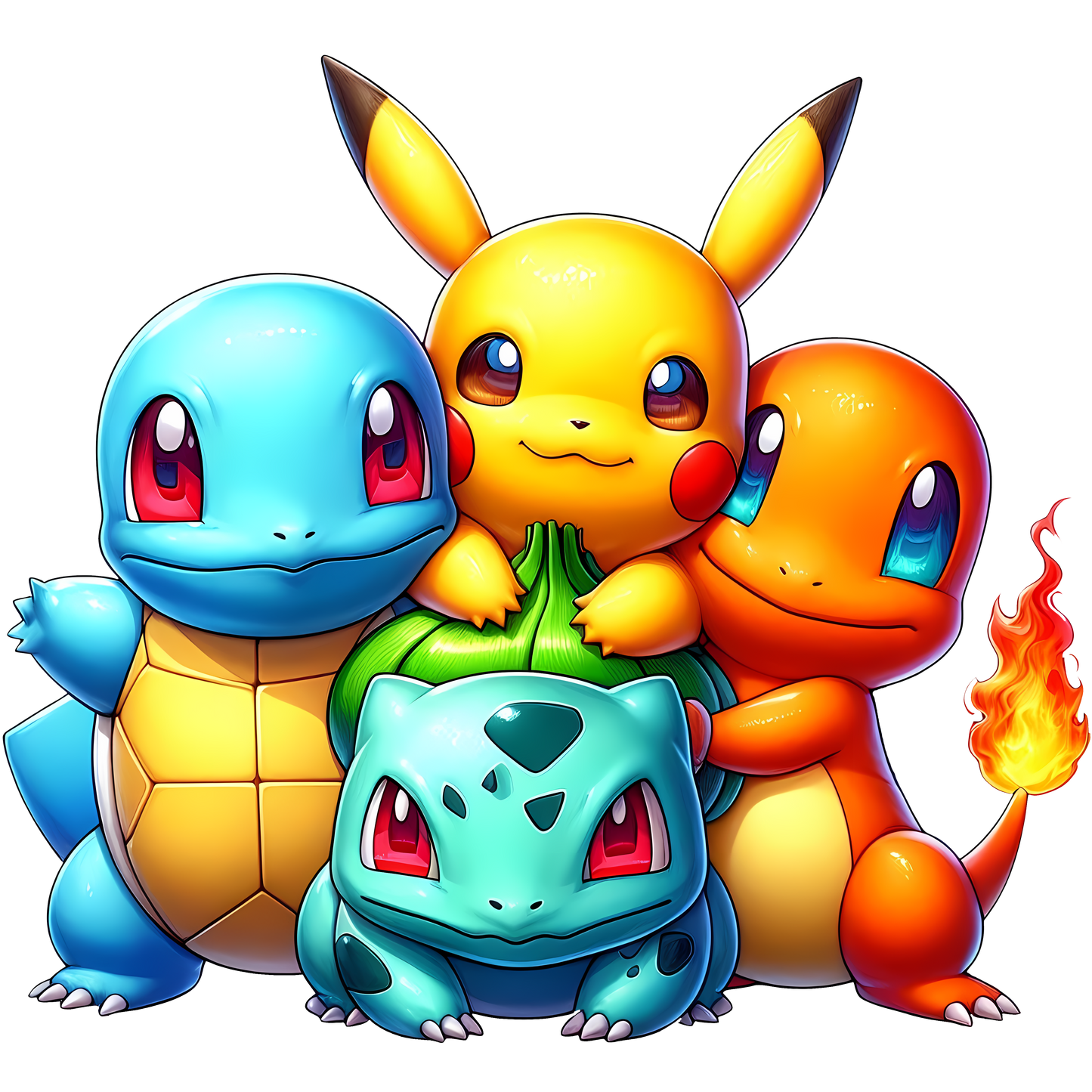 Pokemon Starter Pack DTF Print