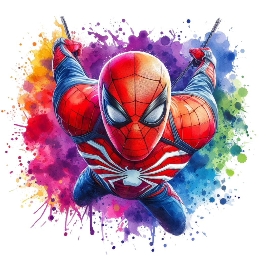 Spiderman 9 DTF Print