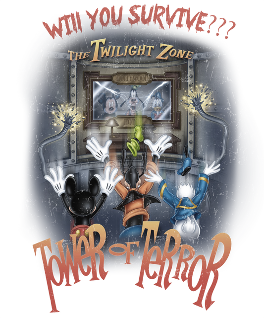 Tower Of Terror DTF Print