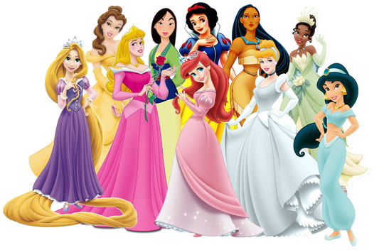 Princesses DTF Print