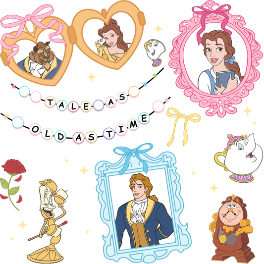 Belle Scene DTF Print