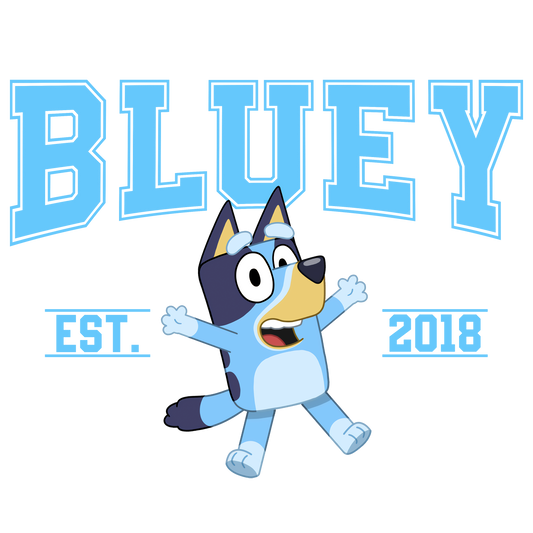 Bluey DTF Print