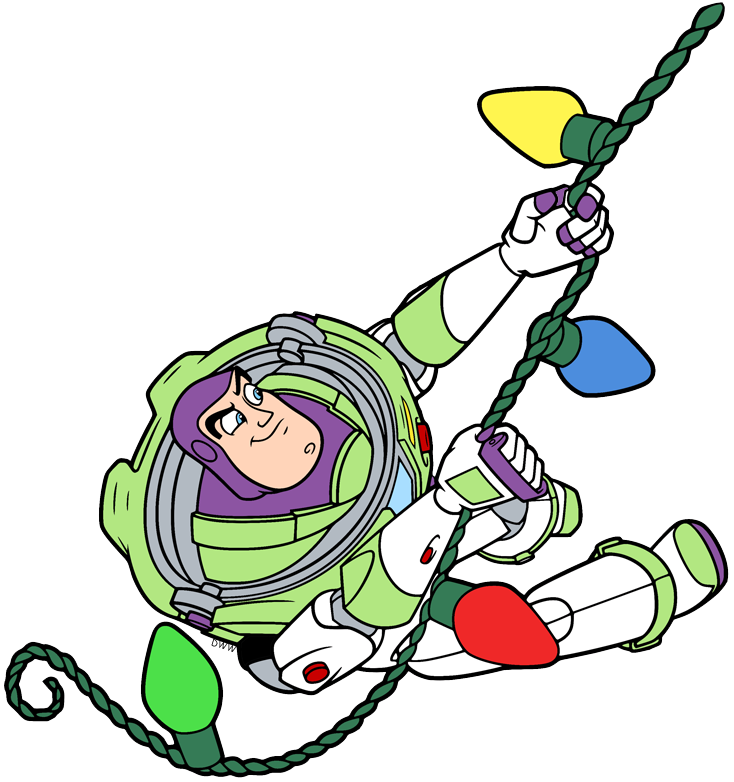 Christmas Buzz Lightyear DTF Print