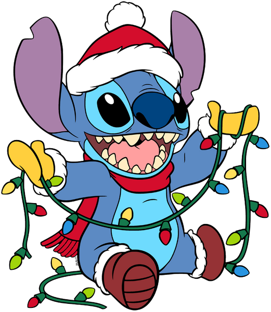 Christmas Stitch DTF Print