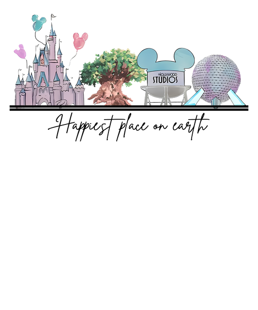 WDW Parks DTF Print