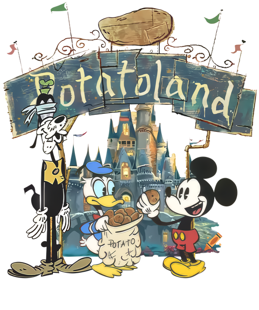 Potato Land DTF Print