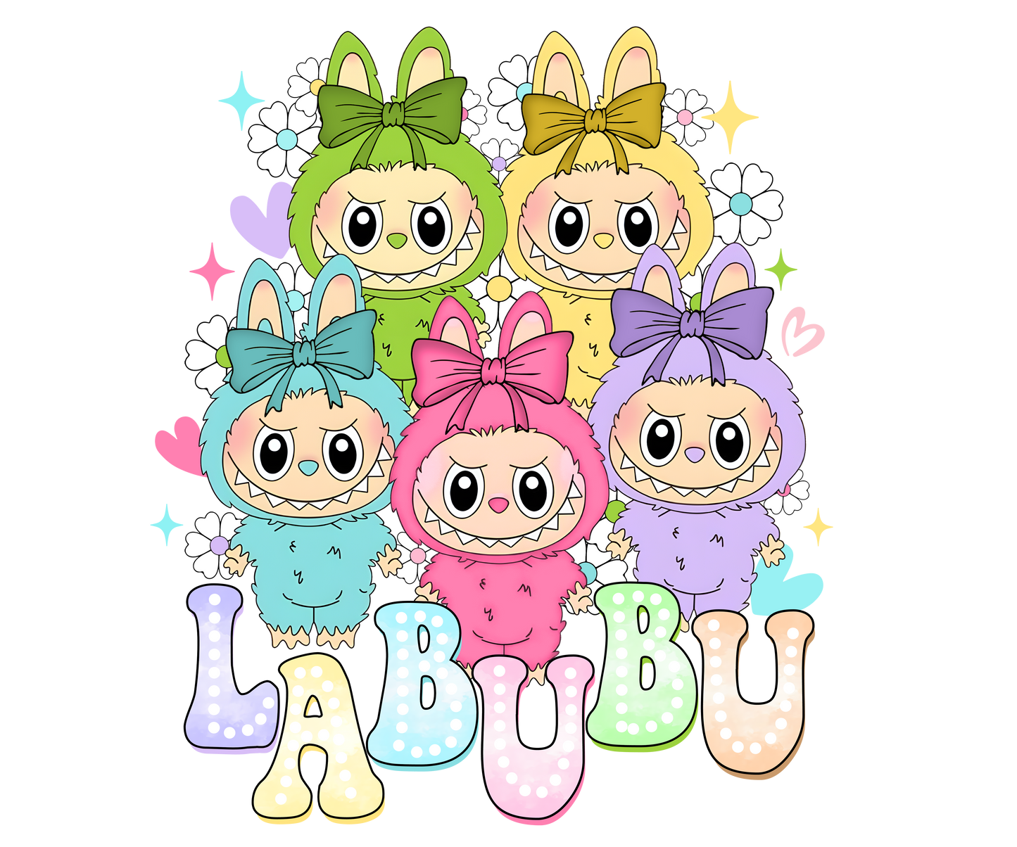 Labubu DTF Print