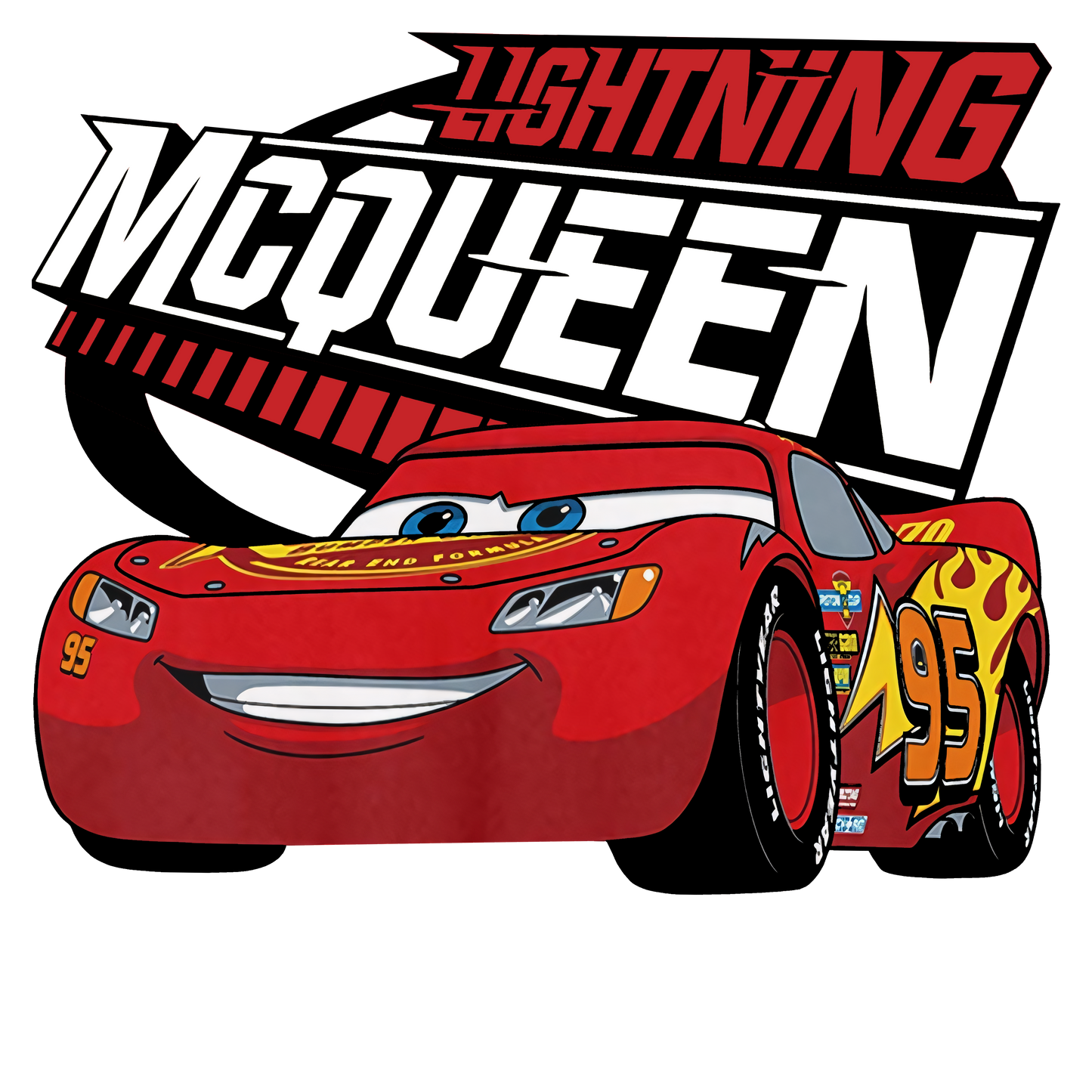 Lightning McQueen DTF Print