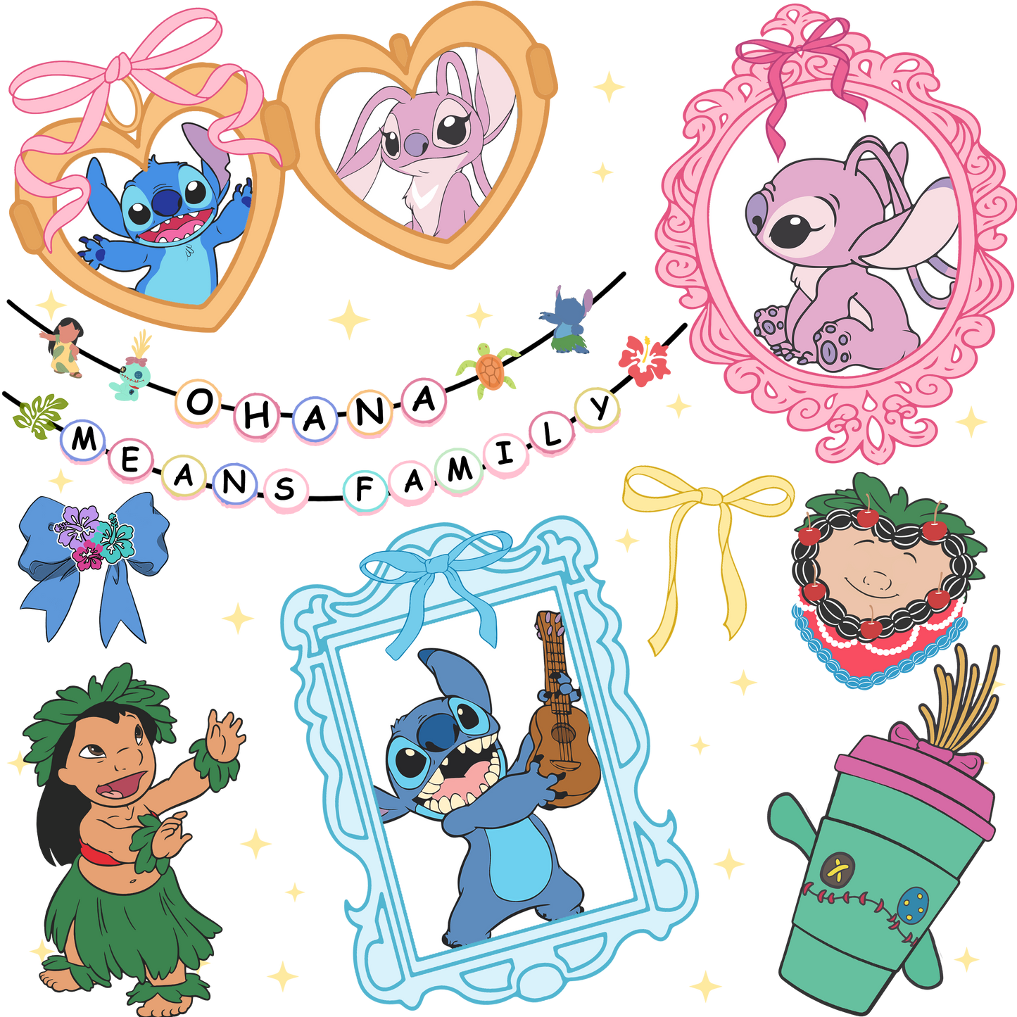 Lilo & Stitch Scene DTF Print