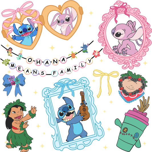 Lilo & Stitch Scene DTF Print