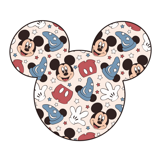 Mouse Head DTF Print