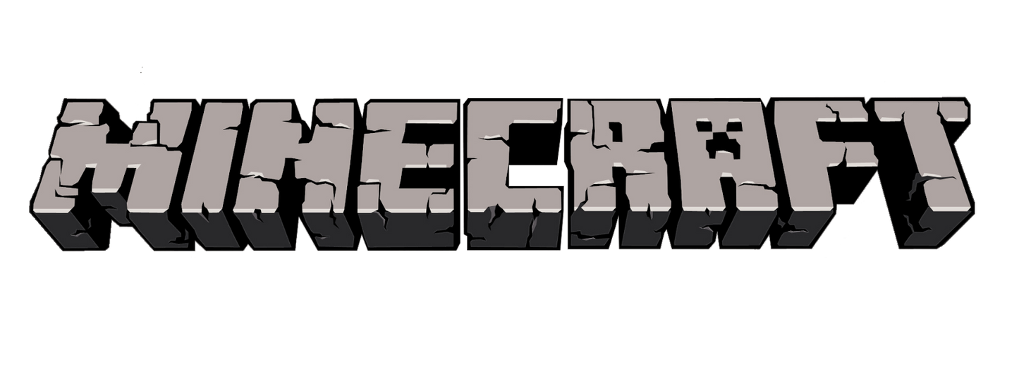 Minecraft Logo DTF Print