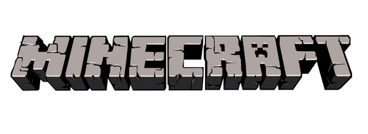 Minecraft Logo DTF Print