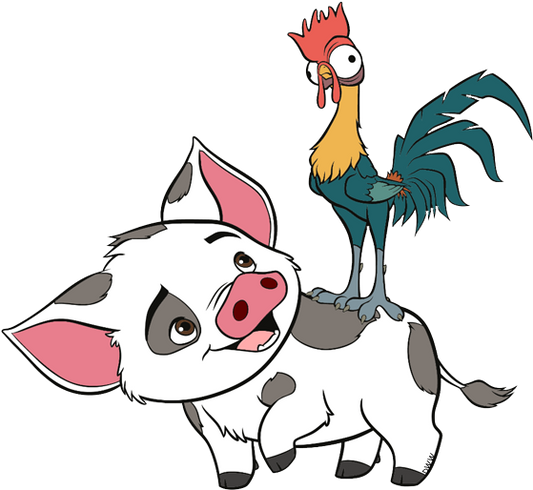 Moana- Hei & Pua DTF Print