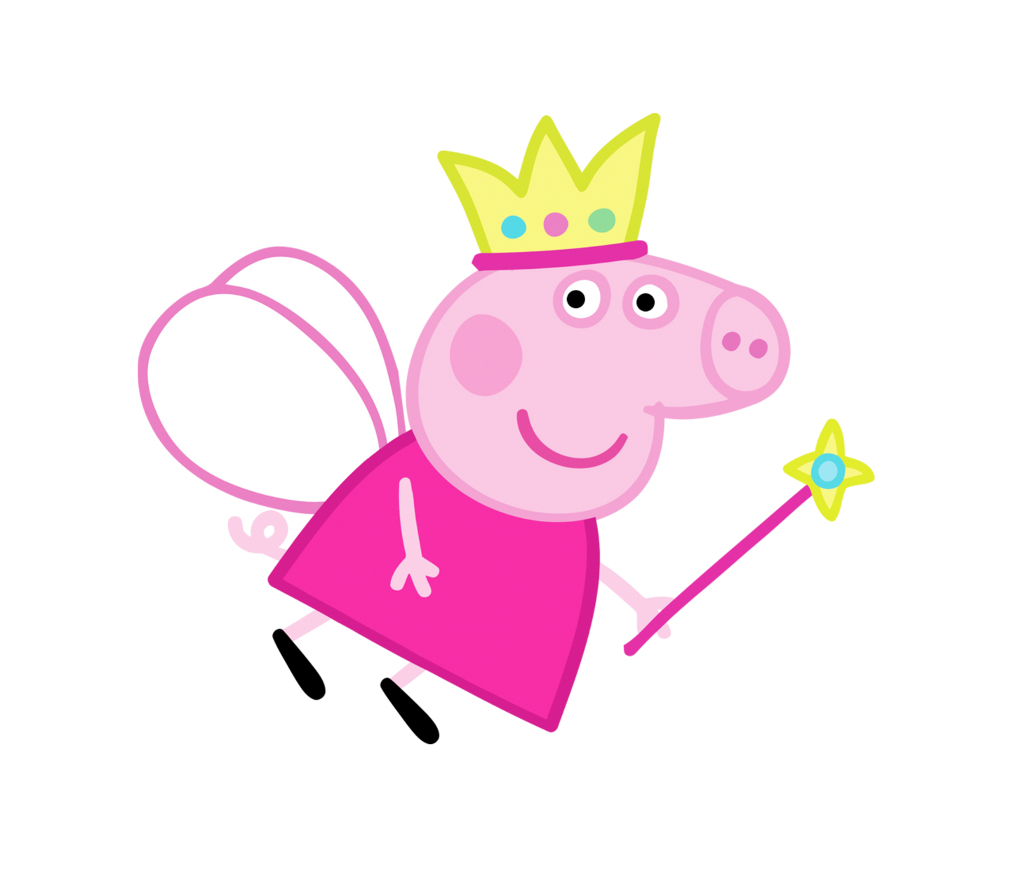 Peppa Pig Fairy DTF Print