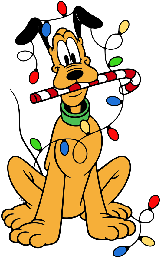 Christmas Pluto DTF Print